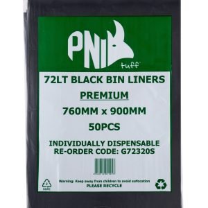 Premium Bin Liner, 72 Litre