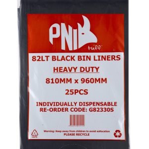 Heavy Duty Bin Liner, 82 Litre